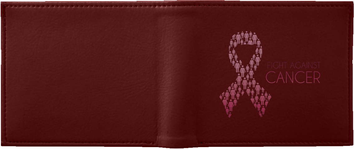 Fight Againt Cancer - Wallet (1155x1155), Png Download