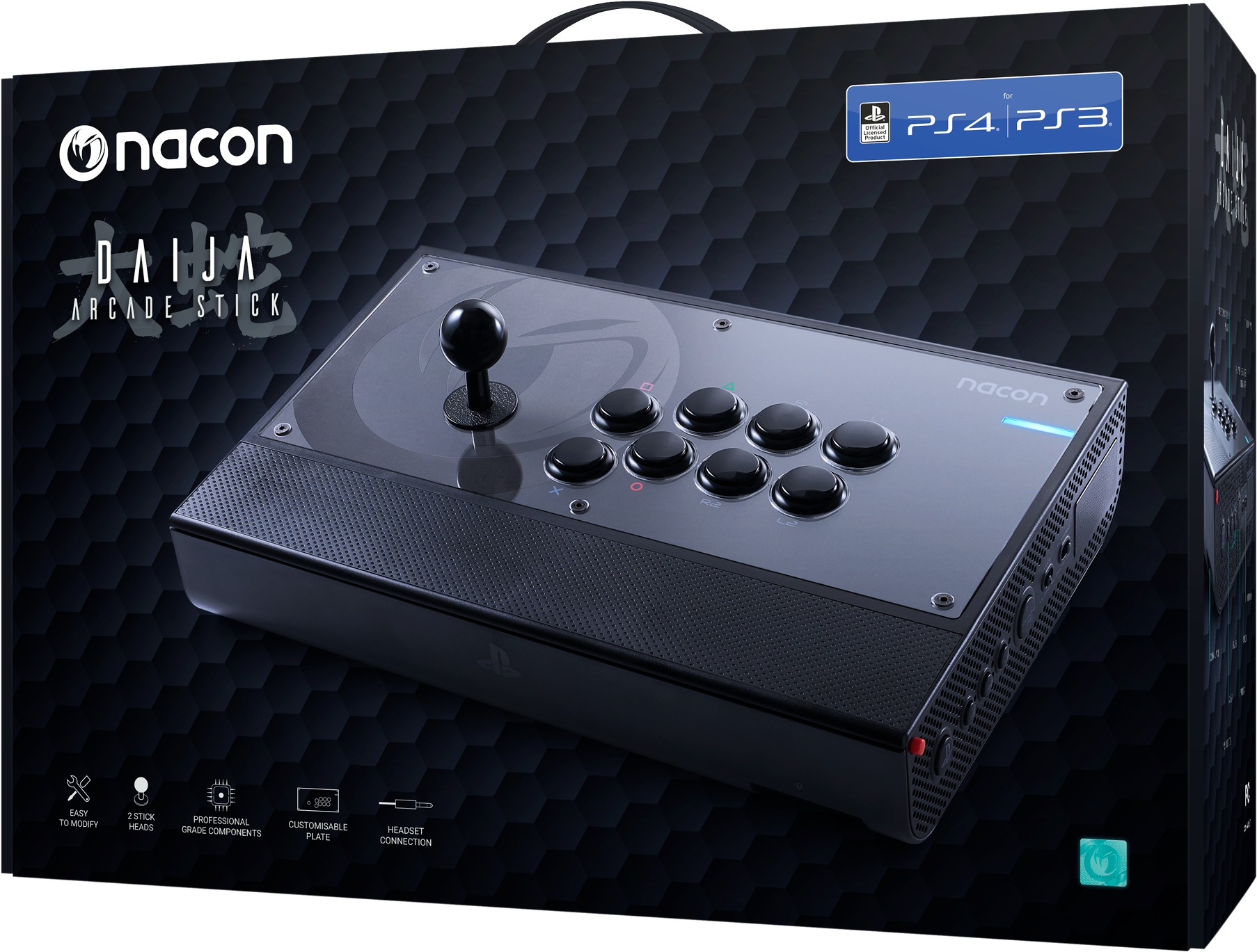 Ps4ofarcadestick P02 - Nacon Daija Arcade Stick (2362x1772), Png Download
