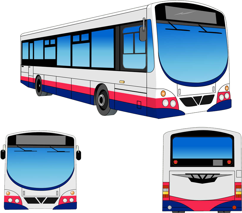 Svg Transparent Download Transit Public Transport Clip (1024x765), Png Download
