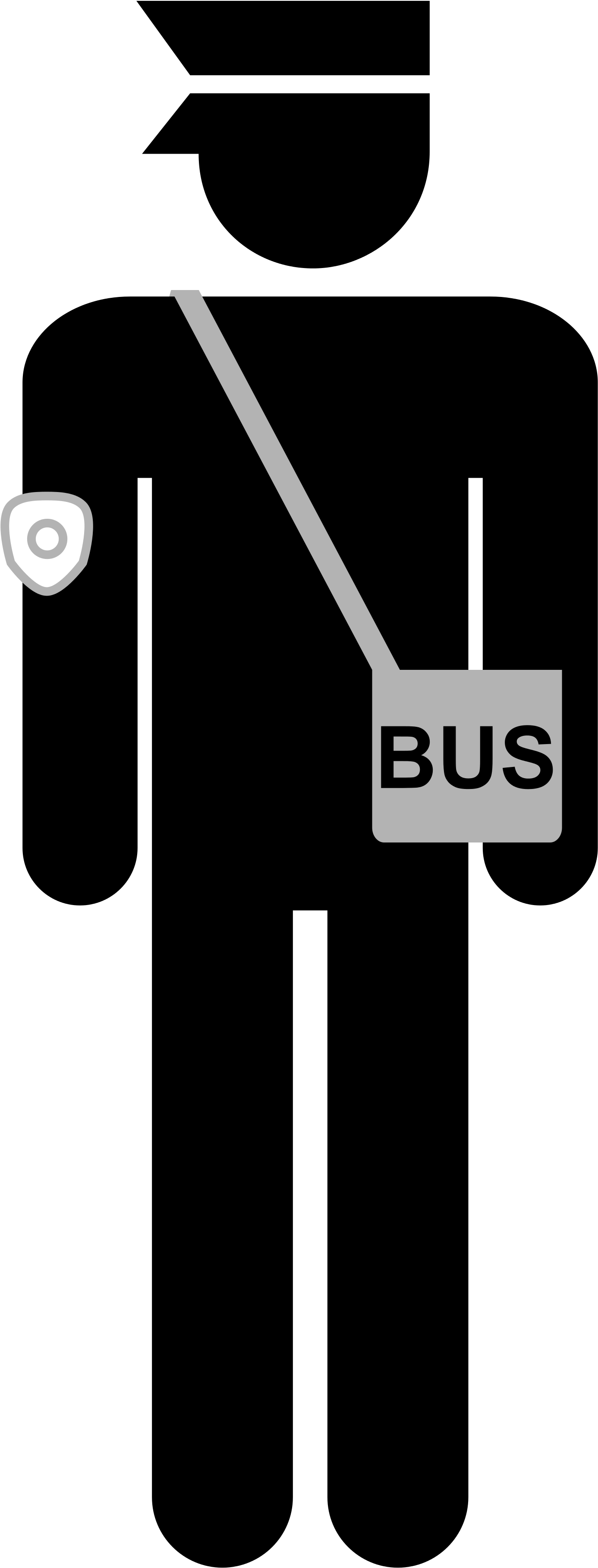 Open - Bus Conductor Clipart Png (2000x4000), Png Download