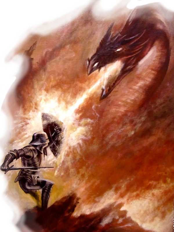 Knight Fighting Dragon - Sorry I Don T Speak Mandarin (600x800), Png Download