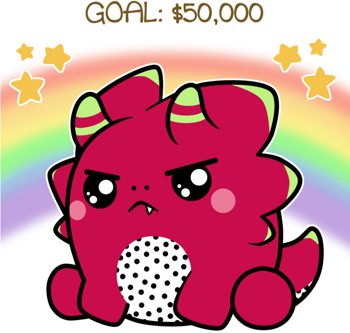 Grumpy Dragon Fruit Dragon (700x700), Png Download