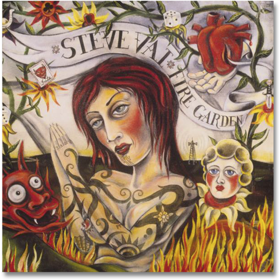 Fire Garden Cd - Steve Vai Fire Garden (600x600), Png Download