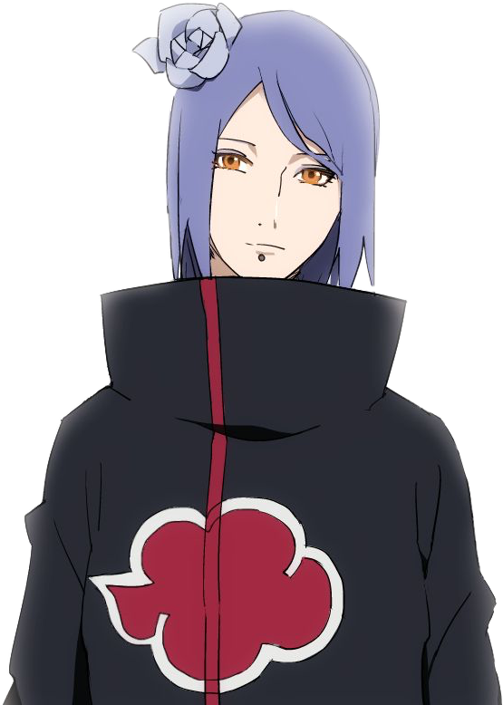Report Abuse - Konan Naruto (555x778), Png Download