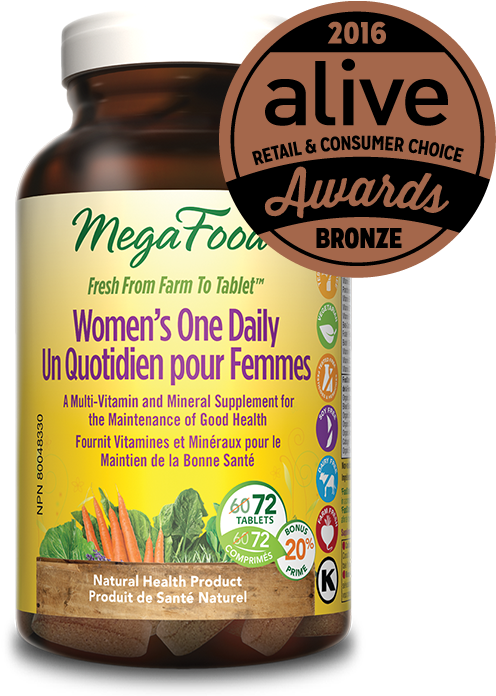2016 Alive Bronze, Multivitamins And Supplements - Megafood Men Over 40 One Daily 72t Bonus (700x700), Png Download