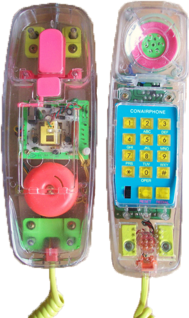 Mine Phone Clear Png Transparent Conairphone - See Through Phone 90s (500x666), Png Download