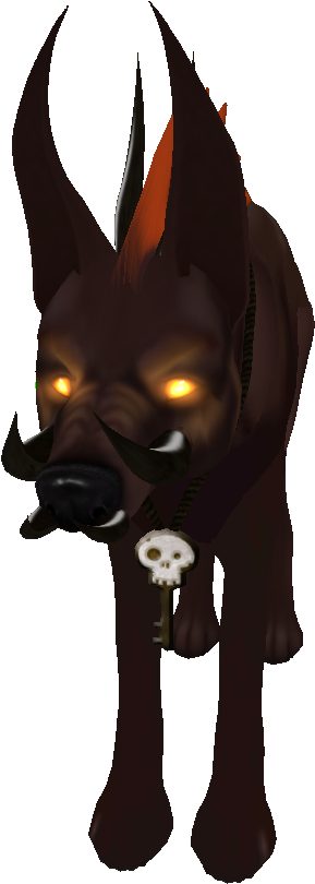 File - Hellhound - Illustration (593x887), Png Download