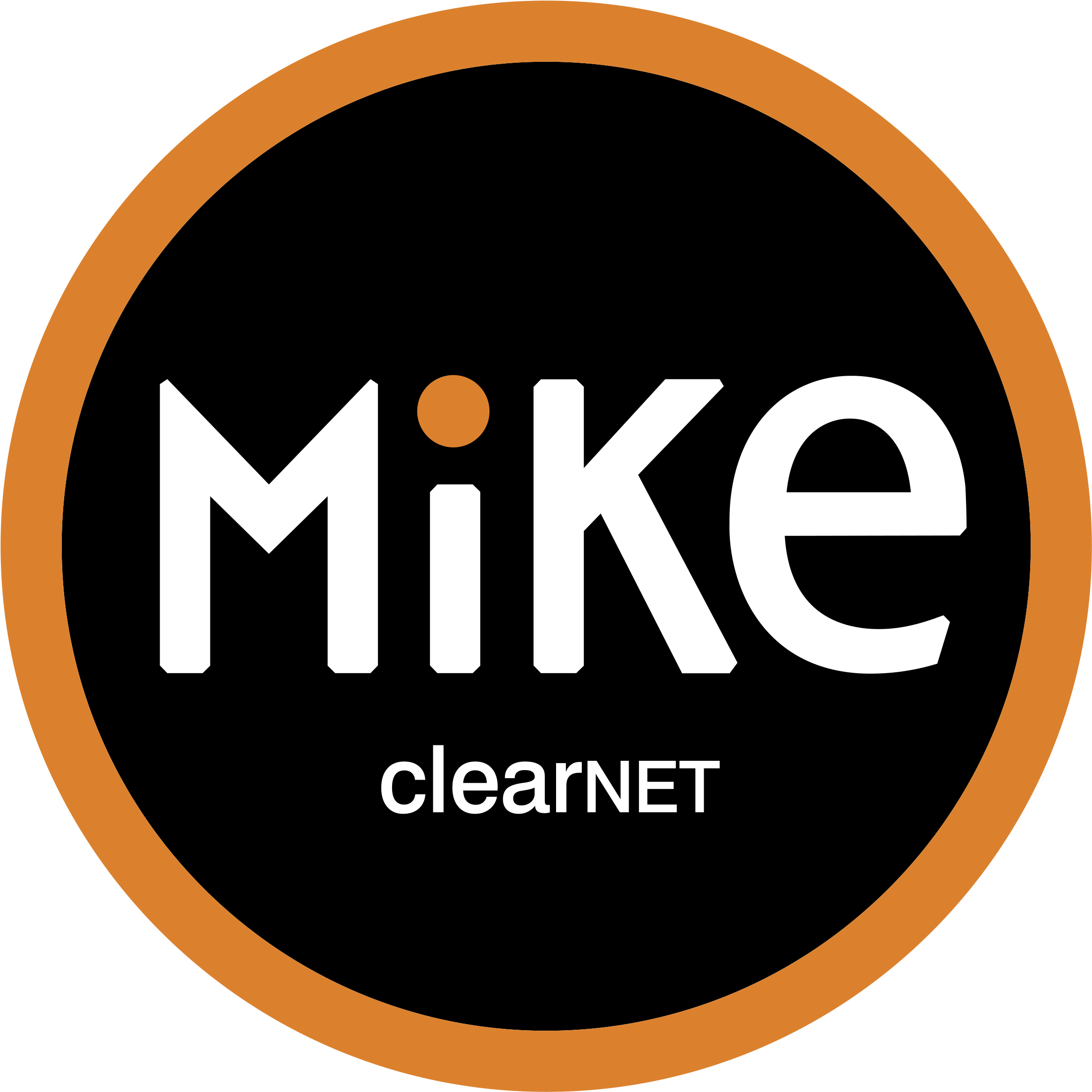 Mike Clearnet Logo Png Transparent - Mike Telus (2400x2400), Png Download