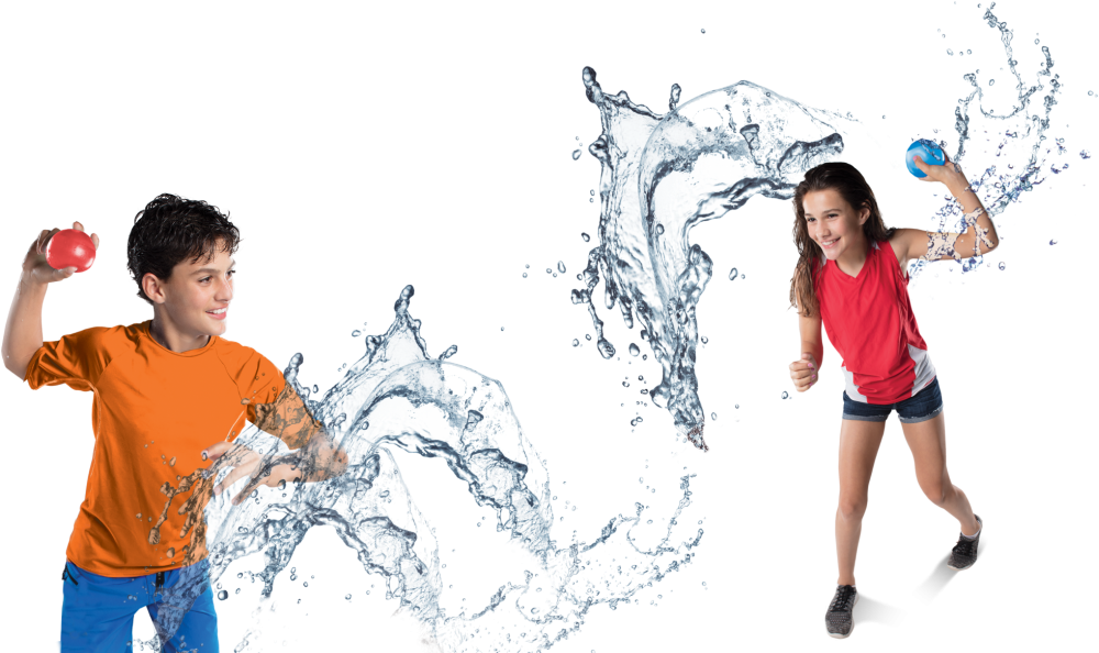 Kids Playing Water Png - Hotelspa Ultra-luxury 26-inch Drill-free Stainless (1020x599), Png Download
