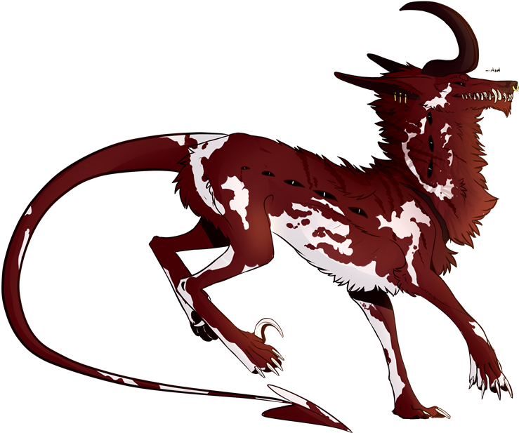 Hellhound - Illustration (800x644), Png Download