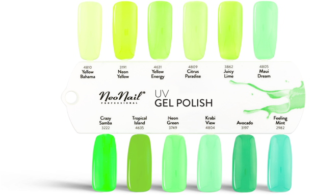Uv Gel Polish Colour Chart - Neonail White (700x476), Png Download