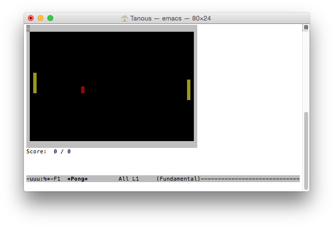 When You're Done With Tetris, Close The Terminal Window - Terminal Pong (697x478), Png Download