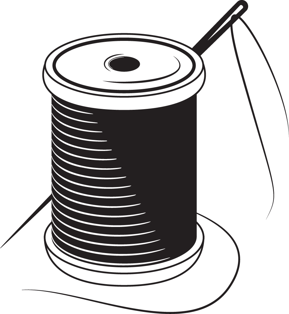 Sewing Needle Yarn Stitch - Hilos Y Agujas Png (941x1021), Png Download