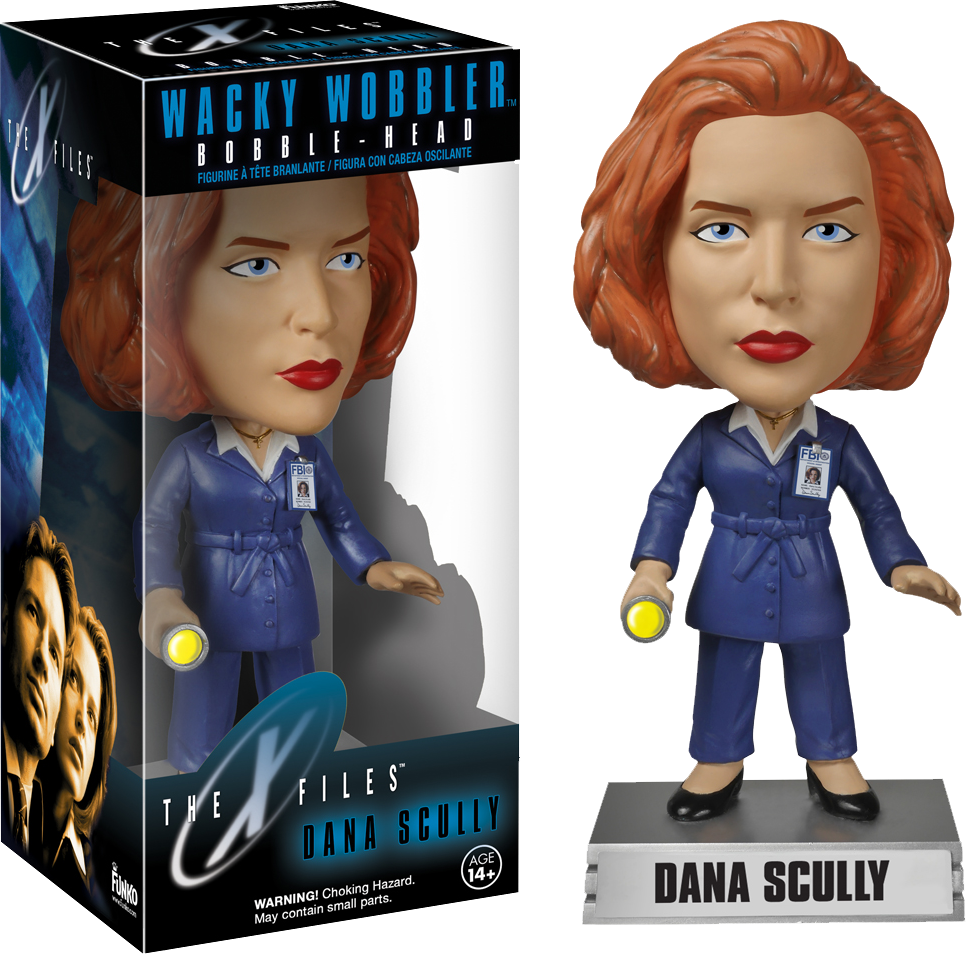 Dana Scully Wacky Wobbler Bobble Head - Funko Wacky Wobbler X-files - Dana Scully (966x954), Png Download