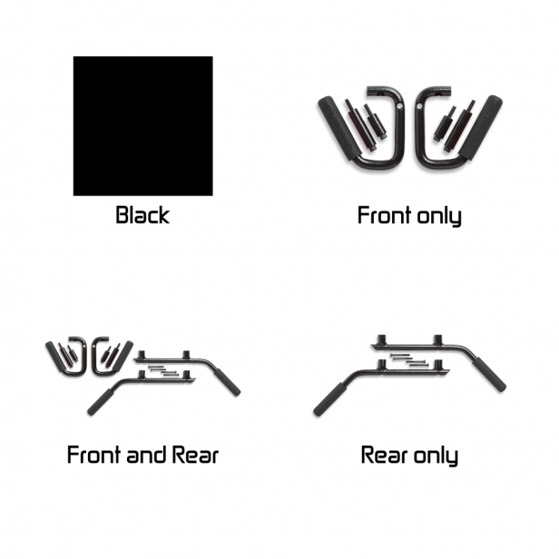 Mixed Cute Fox Reindeer Pineapple Apple Rainbow Lollipop - Grabars 1001b Front Grab Handles (1000x615), Png Download