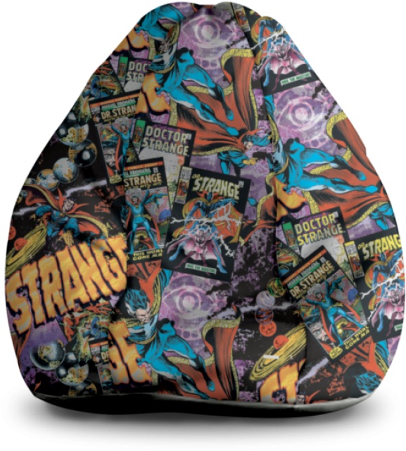 Poster: Marvel Comics Retro Pattern Design Featuring (750x750), Png Download