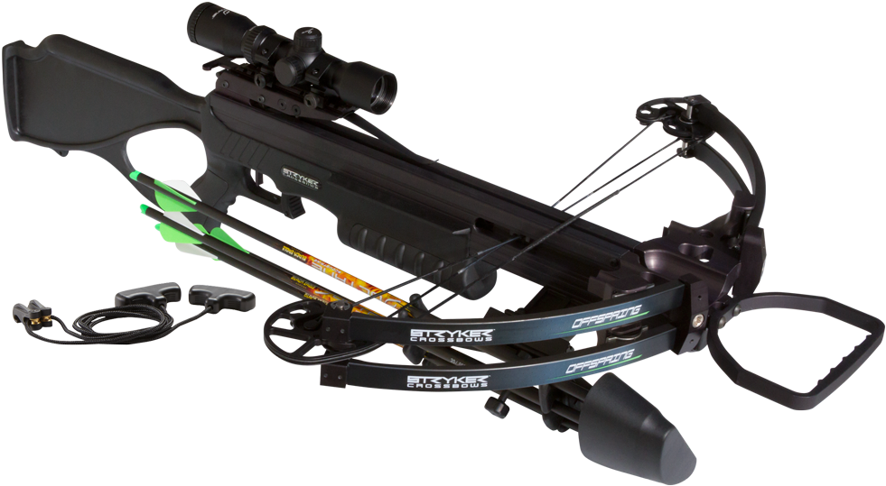 Offspring Black - Stryker Solution Crossbow (1000x560), Png Download
