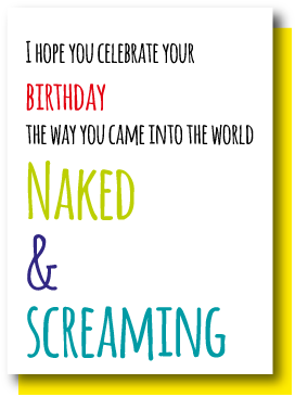 Happy Birthdaynaked & Screaming - Leaving Home With Half A Fridge: A Memoir - Paperback (298x420), Png Download