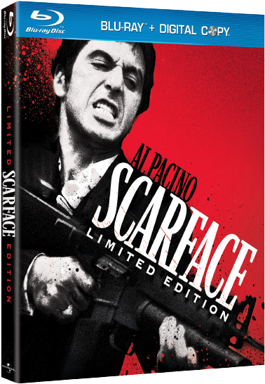 Scarface Blu Ray (452x617), Png Download