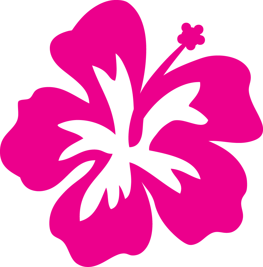 Hibiscus Flower Outline Free Download Clip Art Free - Hibiscus Flower Clipart (1050x1063), Png Download