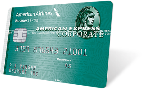 Business Extra Angled H - American Express (458x288), Png Download