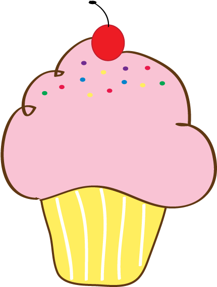 Png Image - Cupcake Clipart Png (459x586), Png Download