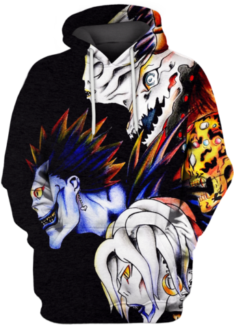 3d Death Note Tshirt - Hoodie (500x500), Png Download