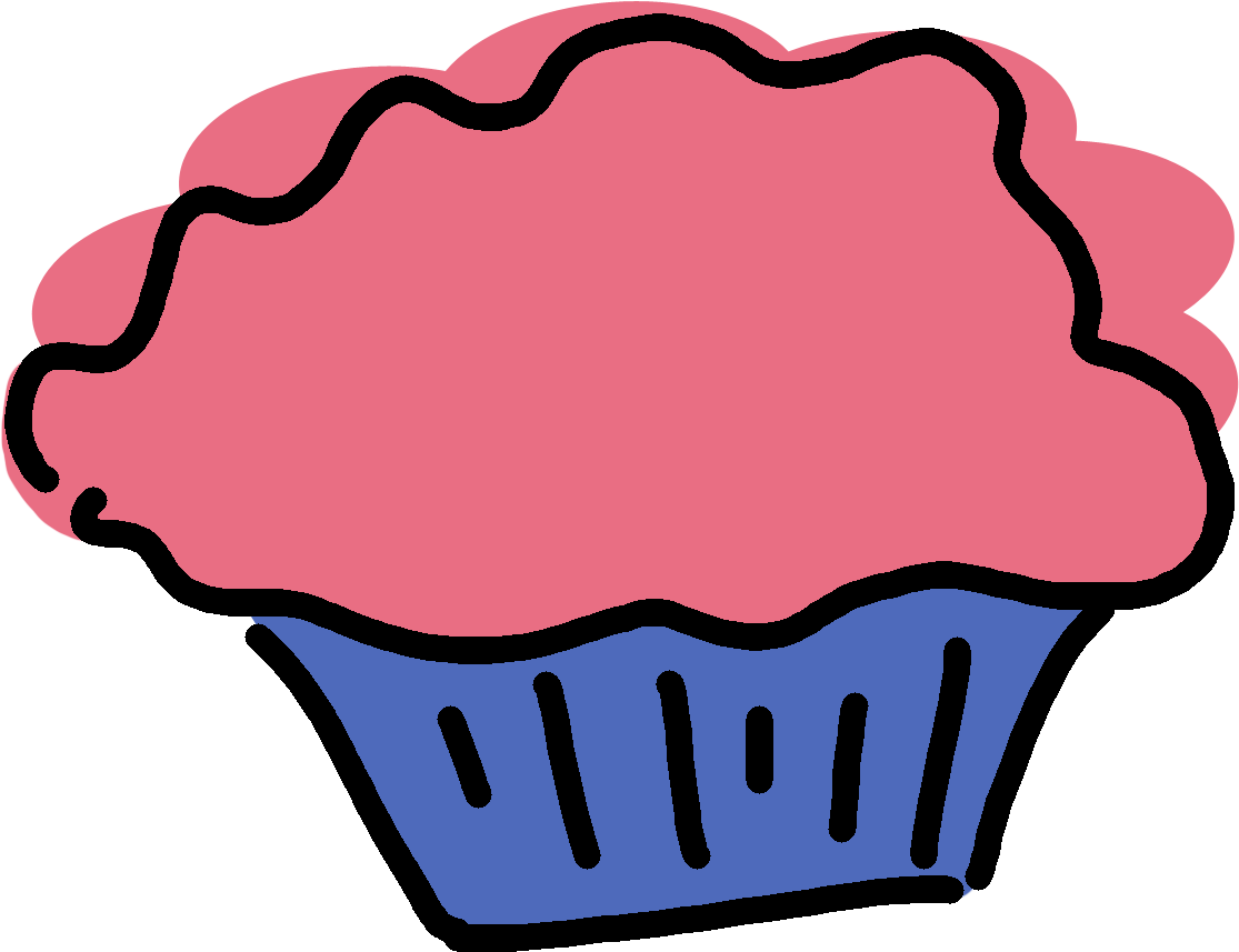 Cupcake Clipart - Transparent Cupcakes Clipart (1174x952), Png Download