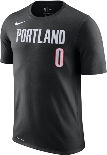 Portland Trail Blazers Nike Dry Men's Nba T-shirt 'lillard' - Buccaneers T Shirts (500x500), Png Download