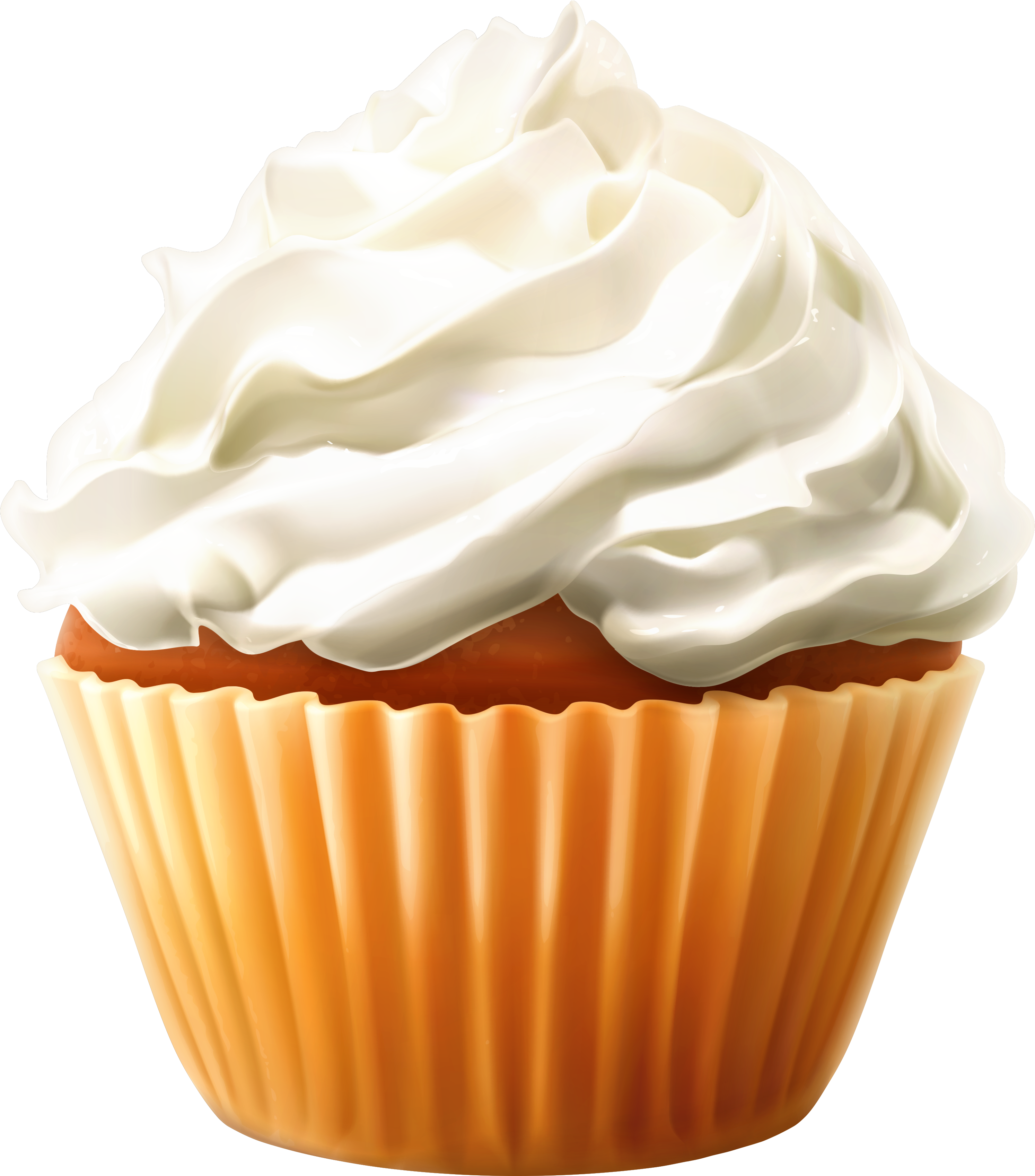 Sweets Clipart Mini Cupcake - 2 Broke Girls Cupcake (3124x3567), Png Download