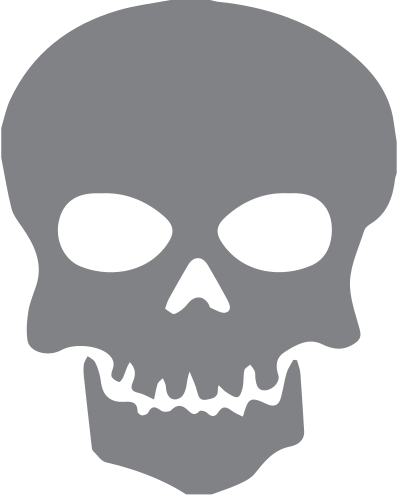 Skull Vector I - Skull Clipart Free Png (400x499), Png Download