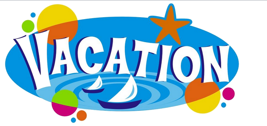 Vacation - Vacations Clip Art (548x258), Png Download