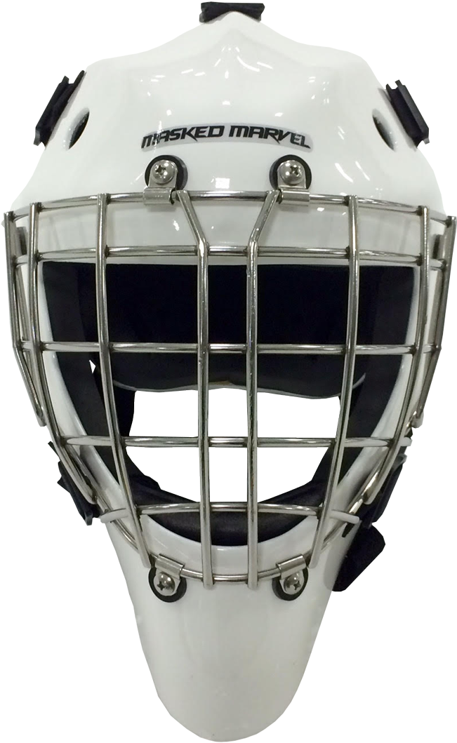 Bandit Junior » Masked Marvel Goalie Helmets » Its - Hockey Goalie Mask Transparent (650x1096), Png Download