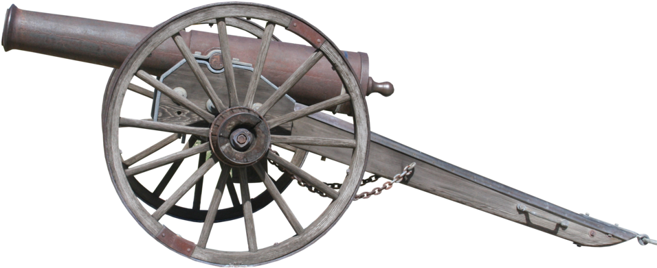 Civil War Cannon By Nolamom - Civil War Cannon Png (1024x654), Png Download