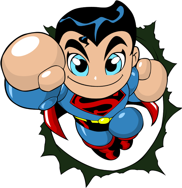 Superman - Superman Logo On Comic Background (760x669), Png Download