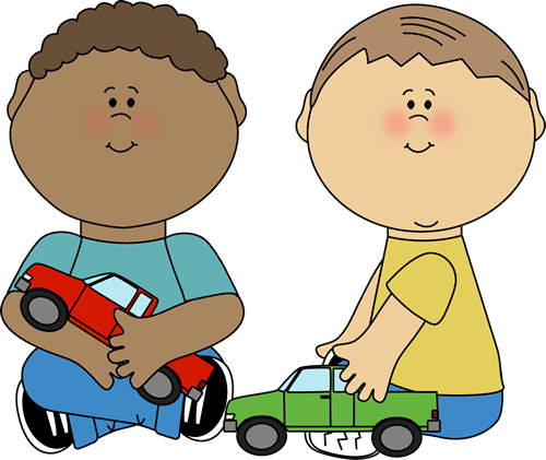 The First - Boys Playing Clipart (500x421), Png Download