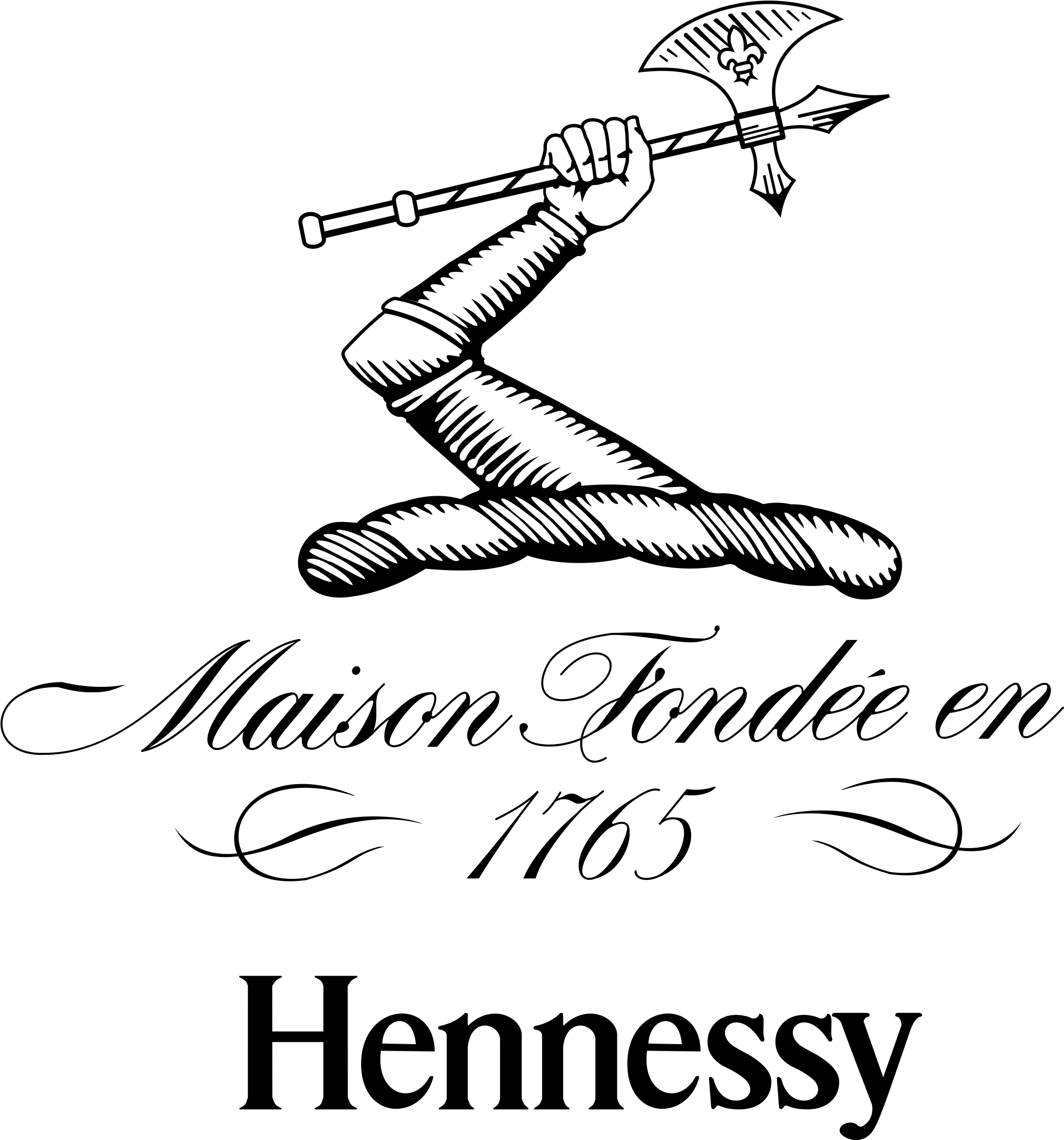 Hennessy Logo Black And White - Hennessy Logo (2400x2400), Png Download