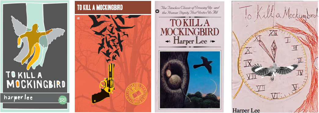 These Covers All Portray The Symbolic Mockingbird And - Kill A Mockingbird By Harper Lee (1045x371), Png Download