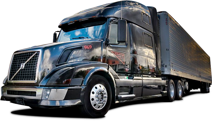 New 2015 Vnx Volvo Truck - Semi Truck (1020x460), Png Download