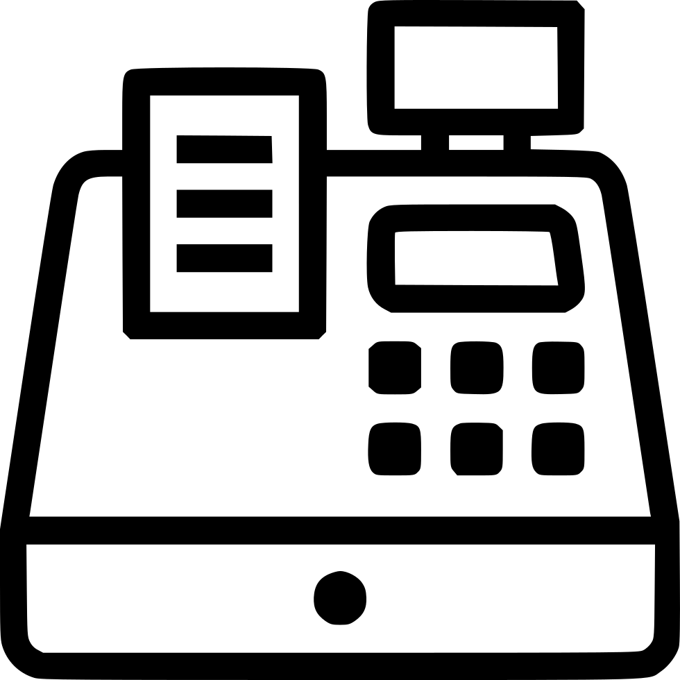 Cash Register - - Cash Register Icon Png (980x980), Png Download