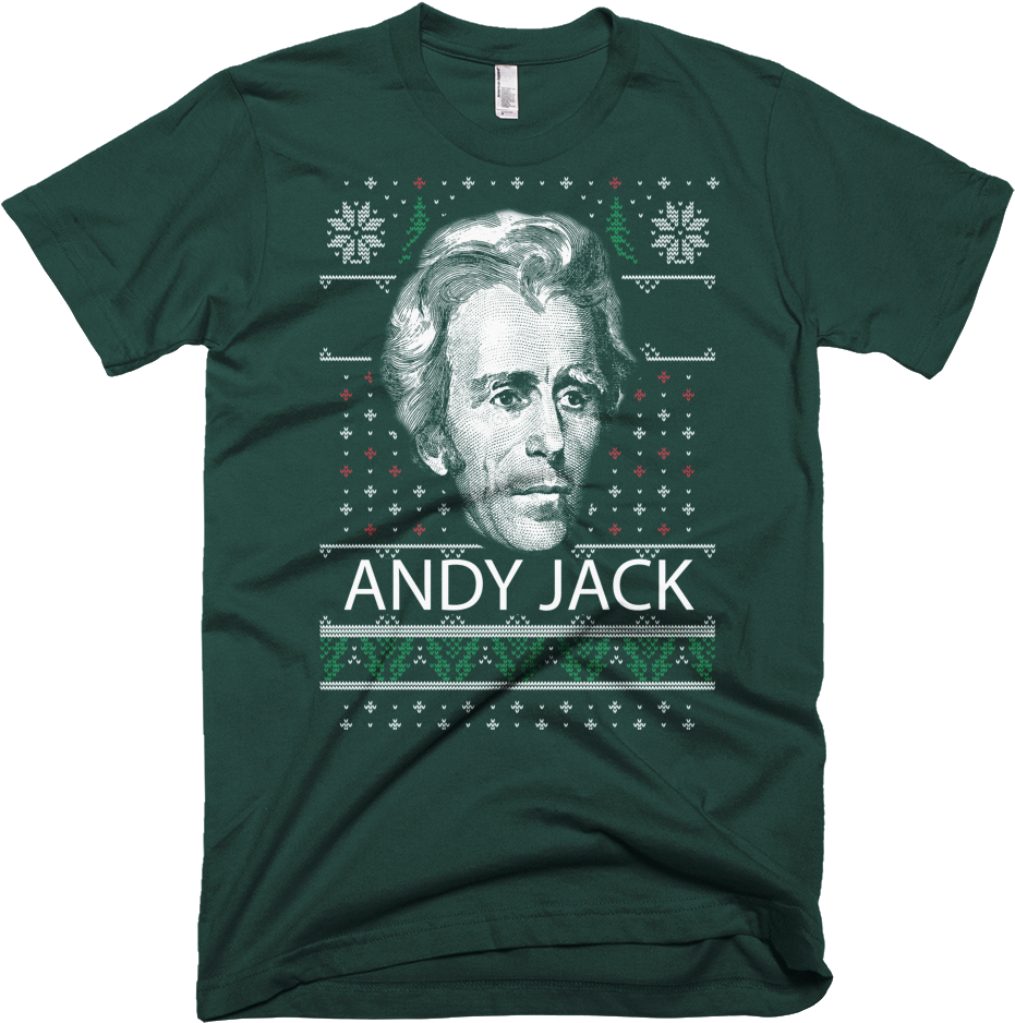 Andy Jack Ugly Christmas Sweater T-shirt - Newton Shirt (1000x1000), Png Download