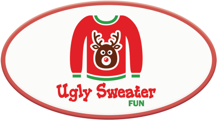 Ugly Christmas Sweater Day - Line (790x435), Png Download