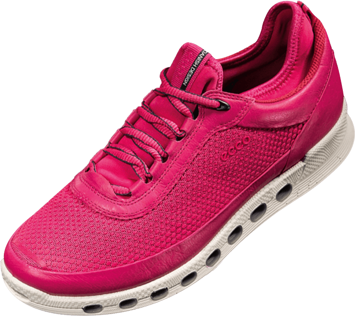 Moulded, Anatomical Foot, Which Provides Ultimate Comfort - Ecco Cool Pink (731x652), Png Download
