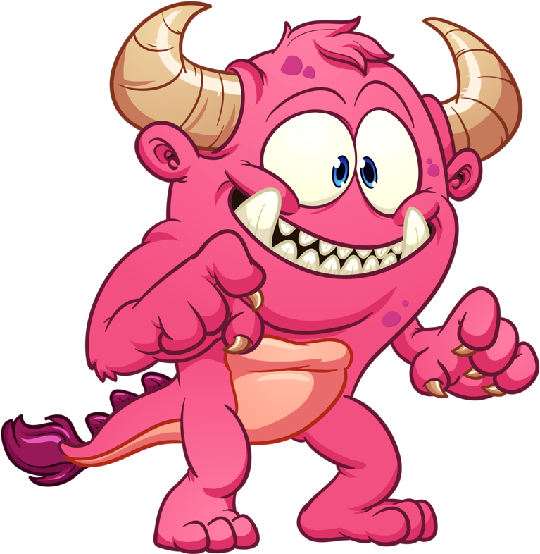 Фото, Автор Soloveika На Яндекс - Cartoon Monsters Png (776x800), Png Download