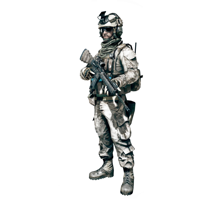 Bf1 Soldier Png - Battlefield 3 Assault (900x822), Png Download