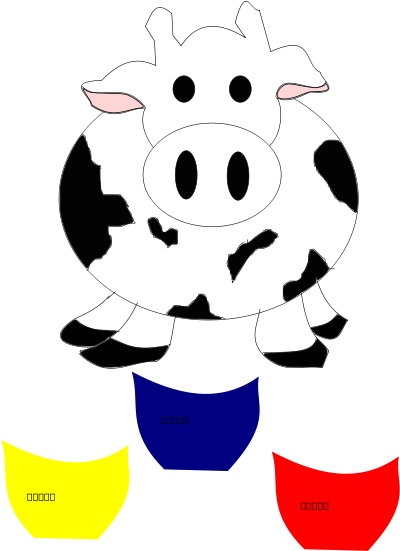 Vaca Clipart Png (424x600), Png Download