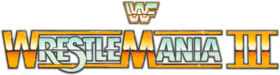 Saturday, 30 April - Wwe Wrestlemania 3 Logo (560x217), Png Download