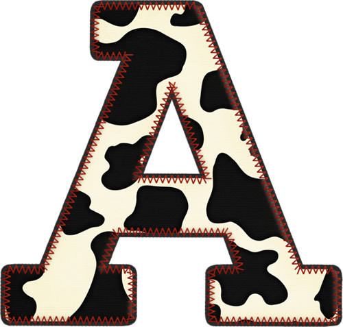 Escuela Infantil Castillo De Blanca - Letras De Vaca Para Imprimir (500x477), Png Download