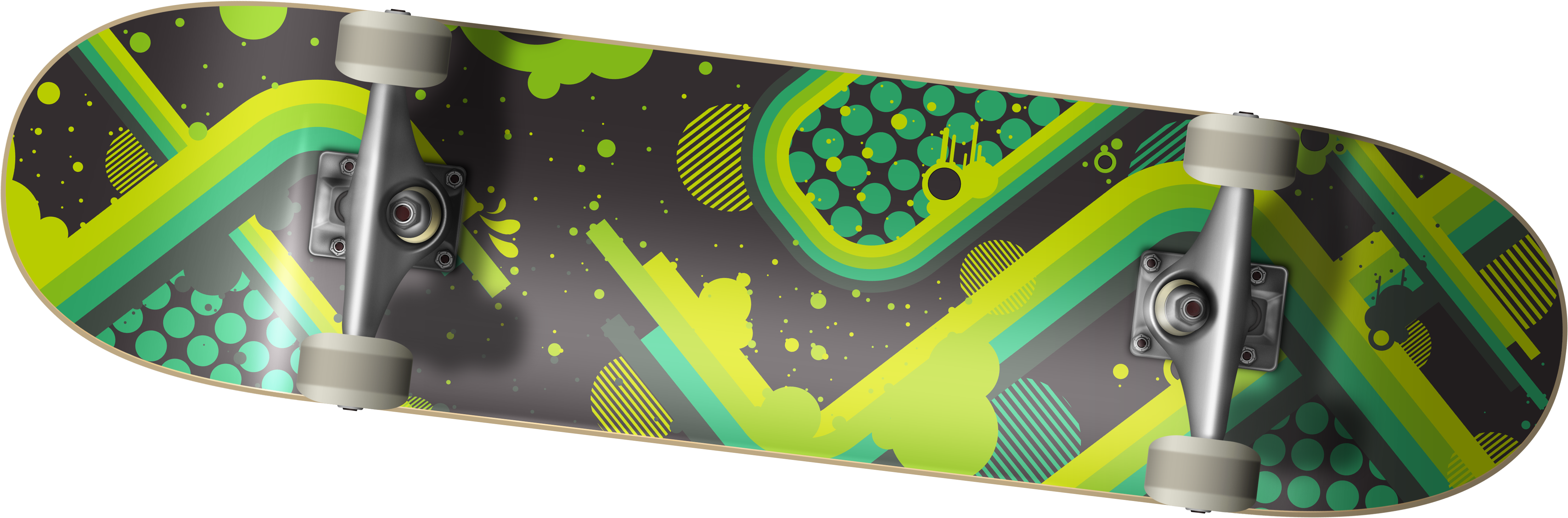 Skateboard Transparent Png - Skateboard Png (4796x1772), Png Download
