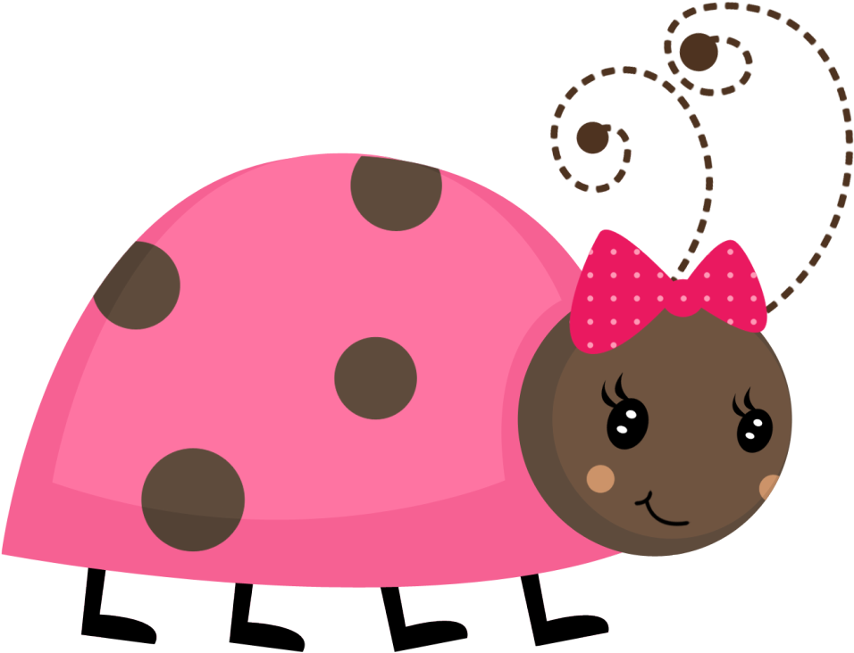 Ladybug Baby Clip Art - Pink Ladybug Clipart (1087x870), Png Download